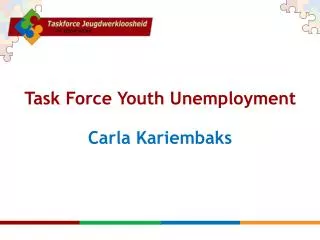 Task Force Youth Unemployment