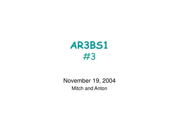 ar3bs1 3