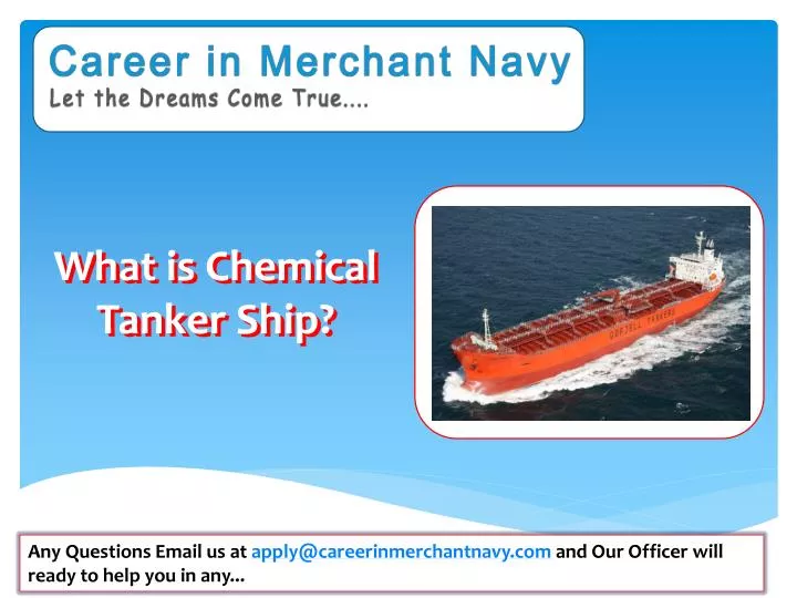what is chemical tanker ship
