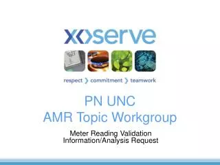 PN UNC AMR Topic Workgroup