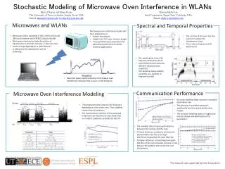Stochastic Modeling of Microwave Oven Interference in WLANs