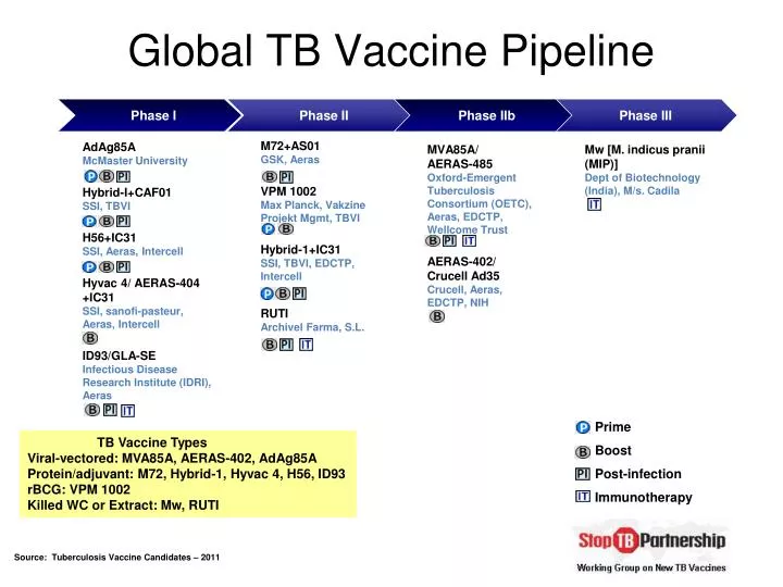 global tb vaccine pipeline