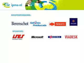 hoofdsponsors