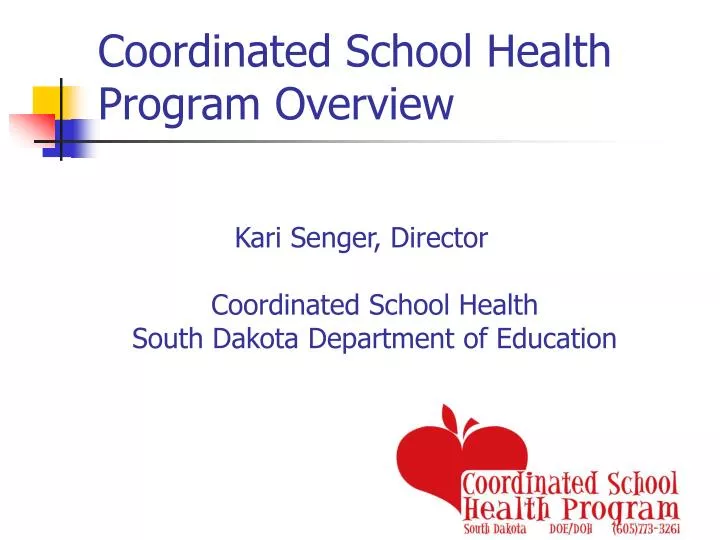 coordinated school health program overview