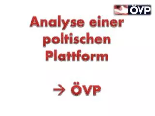 analyse einer poltischen plattform vp