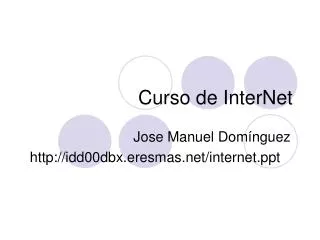 curso de internet