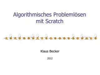 algorithmisches probleml sen mit scratch