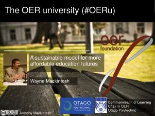 The OER university (#OERu)