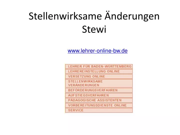 stellenwirksame nderungen stewi