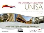 Embracing Open Education: OER Practices in South African Universities - slide 1