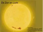 De Zon en Licht - slide 1