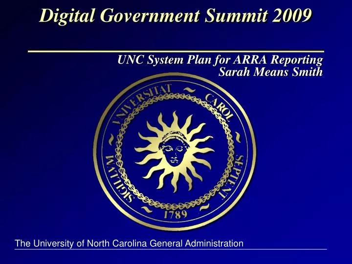 digital government summit 2009