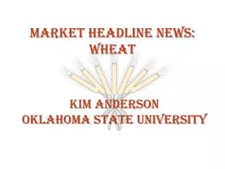 Market Headline News: Wheat