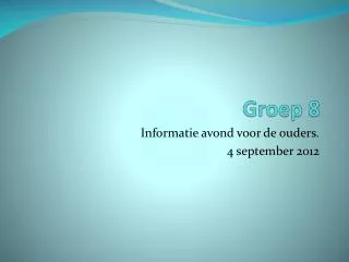groep 8