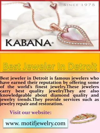 Best Jeweler In Detroit