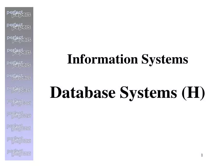 information systems