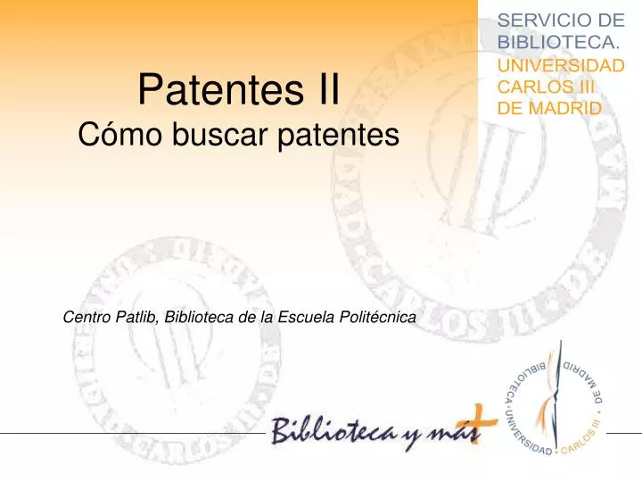 patentes ii c mo buscar patentes centro patlib biblioteca de la escuela polit cnica