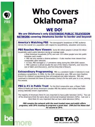 Who Covers Oklahoma?