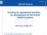 UNITAR Seminar - slide 1