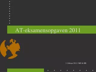 at eksamensopgaven 2011