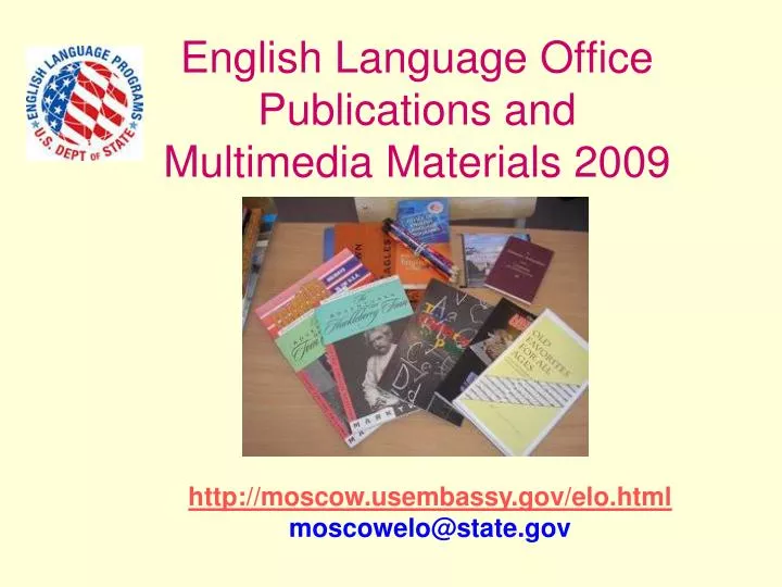 english language office publications and multimedia materials 2009