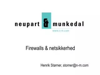 firewalls netsikkerhed