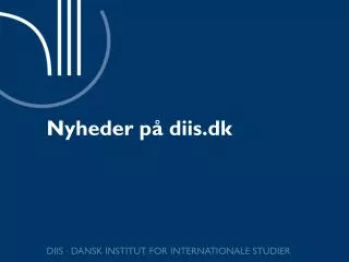 nyheder p diis dk