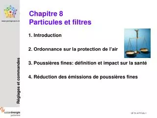 chapitre 8 particules et filtres