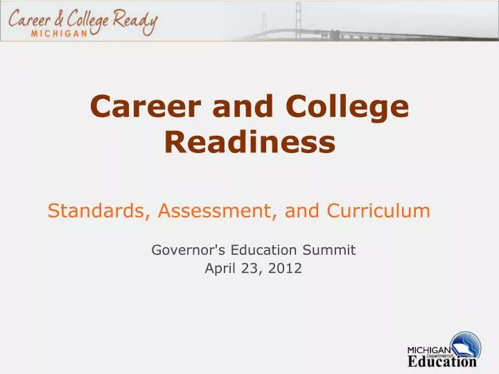 career and college readiness