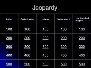 jeopardy