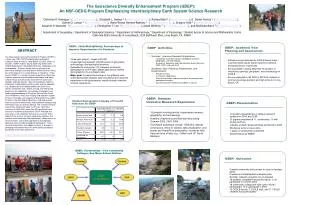 The Geoscience Diversity Enhancement Program (GDEP):