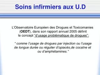 soins infirmiers aux u d