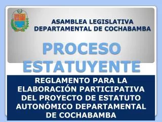 proceso estatuyente