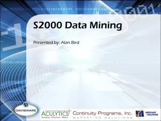 S2000 Data Mining