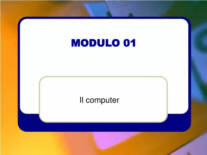 modulo 01
