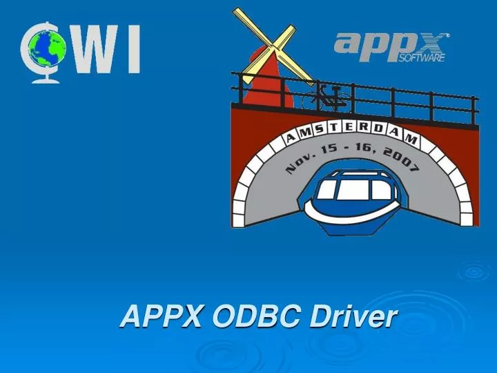 appx odbc driver
