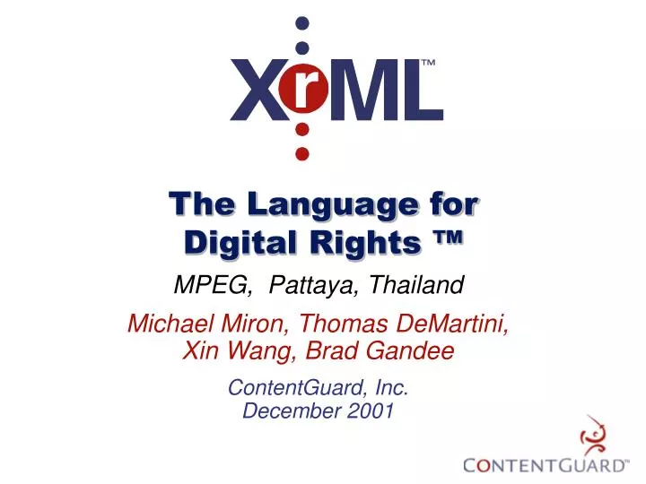the language for digital rights
