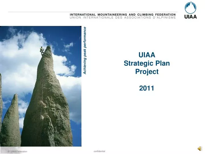 uiaa strategic plan project 2011