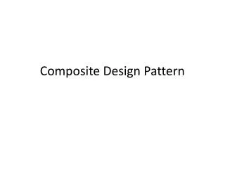 Composite Design Pattern