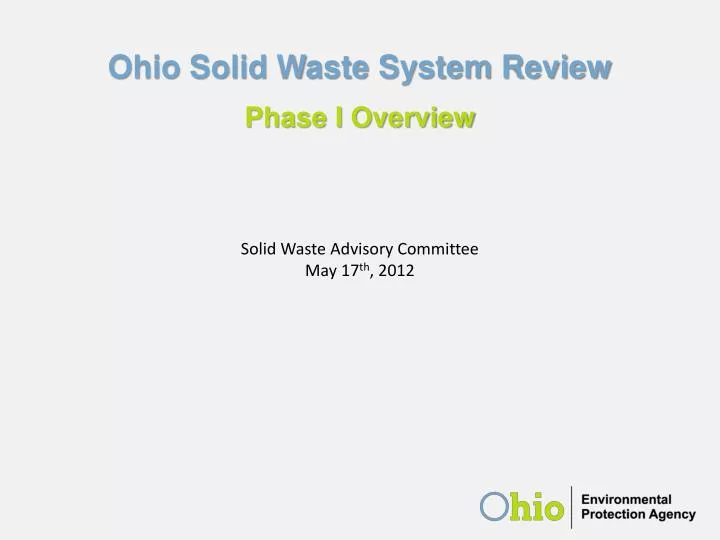 ohio solid waste system review