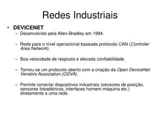 redes industriais