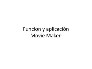 funcion y aplicaci n