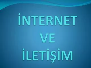 nternet ve let m