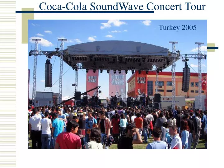 coca cola soundwave concert tour