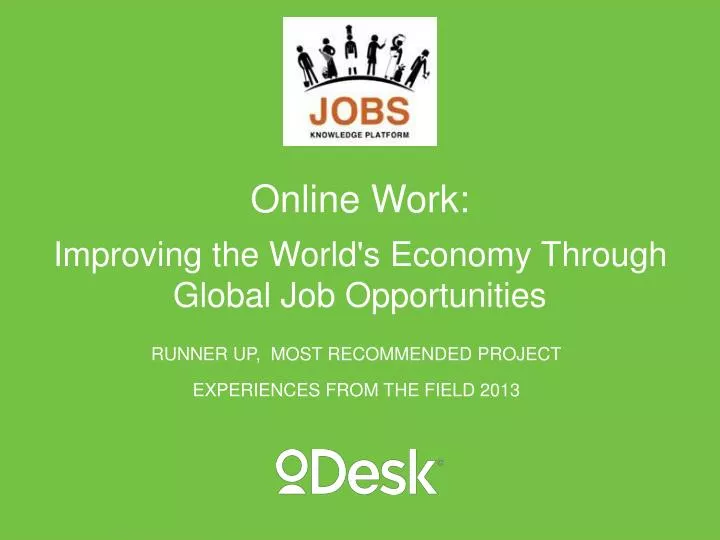 online work improving the world s economy through global job opportunities