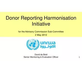 Donor Reporting Harmonisation Initiative