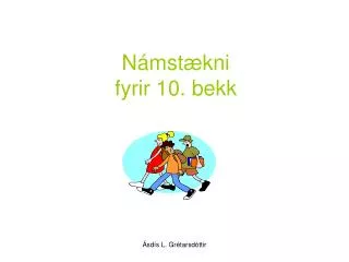 n mst kni fyrir 10 bekk
