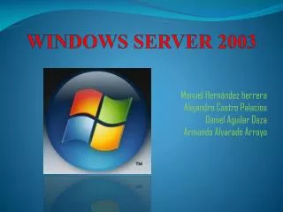 windows server 2003