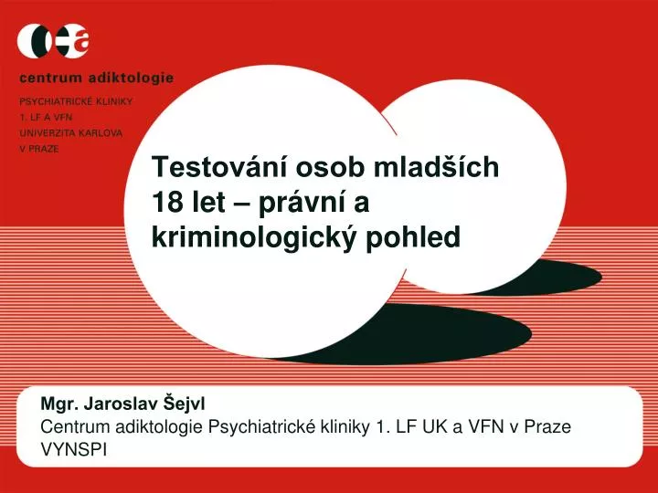 testov n osob mlad ch 18 let pr vn a kriminologick pohled