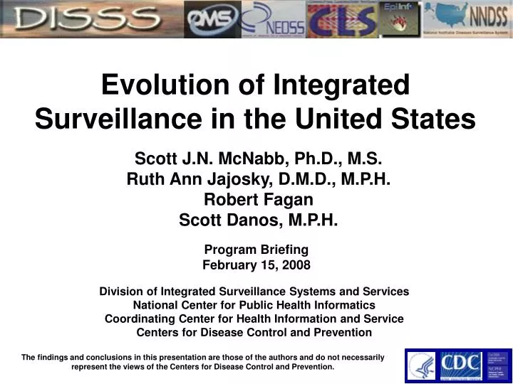 evolution of integrated surveillance in the united states